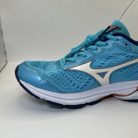 Mizuno Wave Rider 22 Women’s 8 Blue Aqua Teal Running Shoes Lightweight Sneaker - Picture 10 of 16